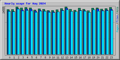 Hourly usage for May 2024